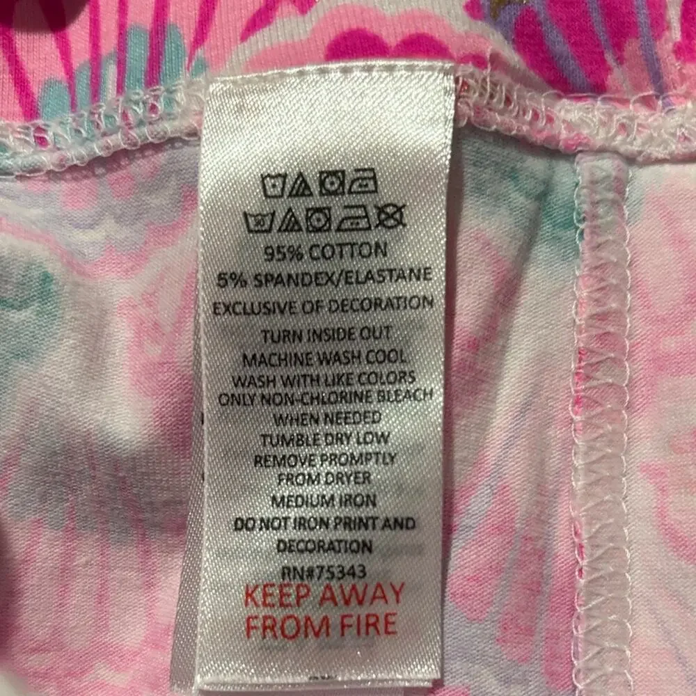 Isacc Mizrahi Pink 7/8 Tommy Bahama Multicolor seashell shorts Kids Bottoms nwt